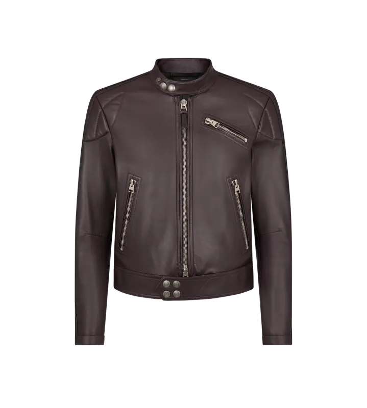 GRAIN LEATHER LEATHER CAFÉ RACER PRUGNA online